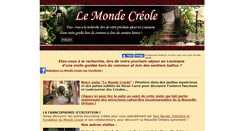 Desktop Screenshot of mondecreole.com